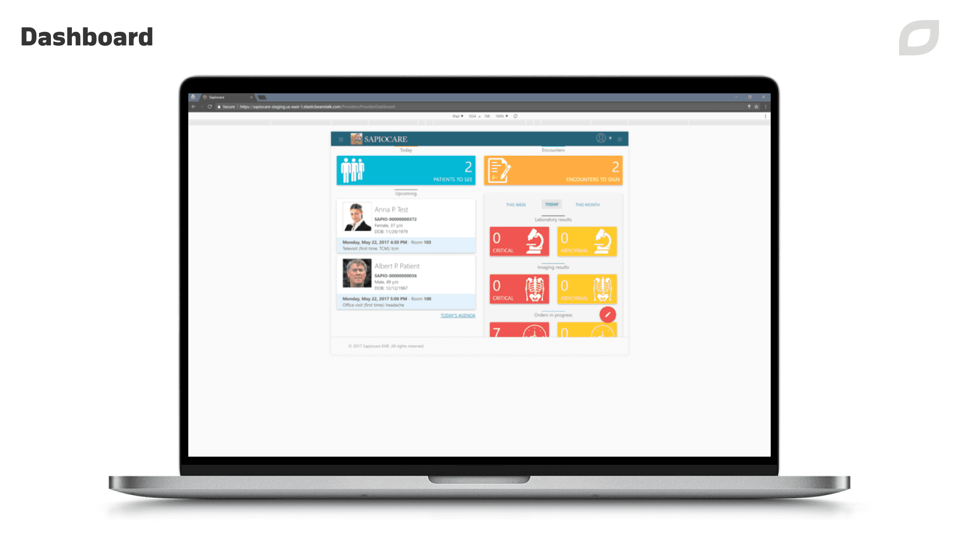 Service Provider Dashboard