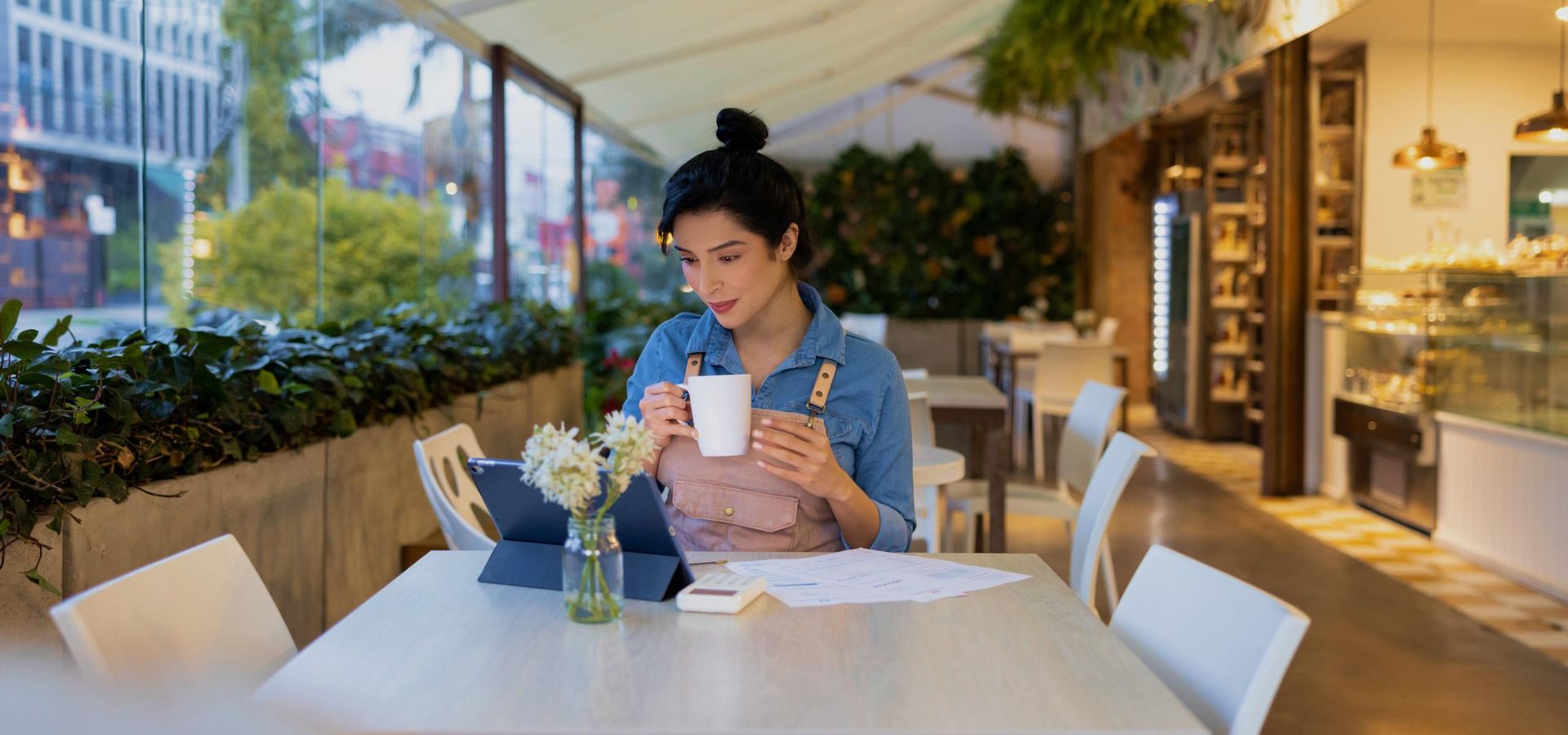 Self-service kiosk app for a restaurant chain