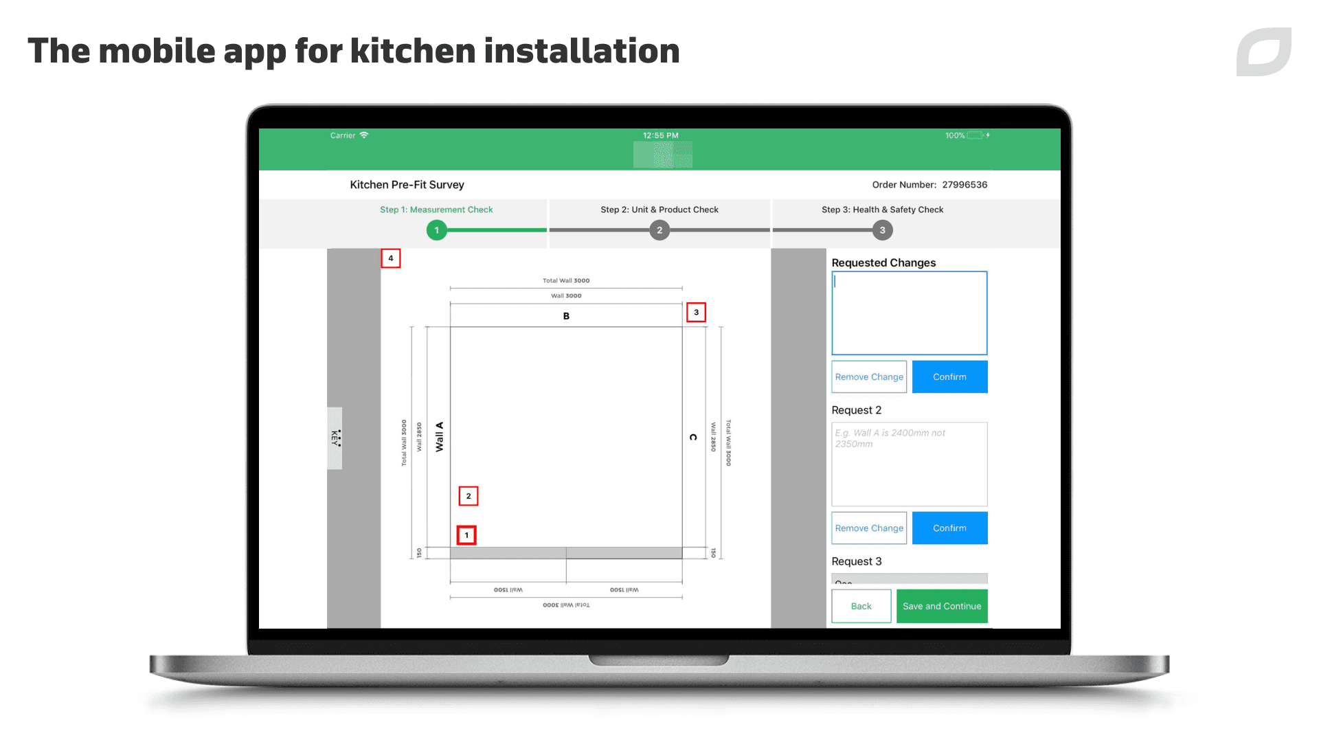 Die mobile App für die Küchenmontage