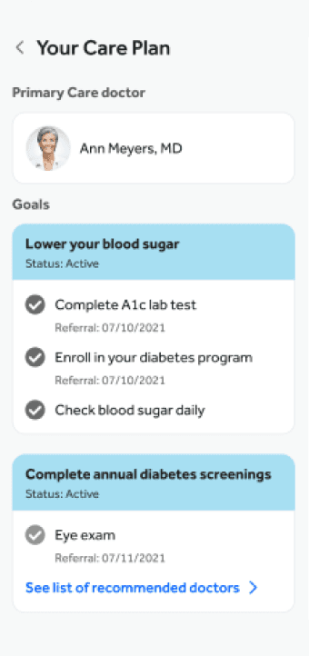 Personalized virtual primary care