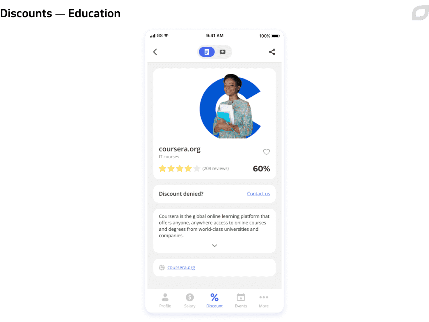 Discounts - Education